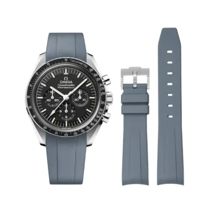 Omega - Speedmaster -  Rubber Strap - Grey