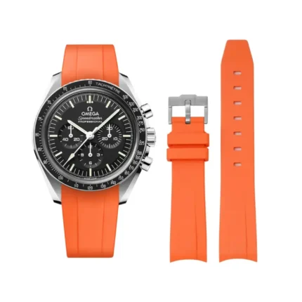 Omega - Speedmaster -  Rubber Strap - Orange