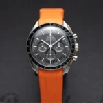 Omega - Speedmaster -  Rubber Strap - Orange - Image 3