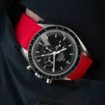 Omega - Speedmaster -  Rubber Strap - Red - Image 3