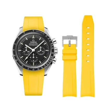 Omega - Speedmaster -  Rubber Strap - Yellow