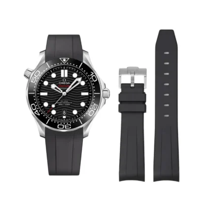 Omega - Seamaster -  Rubber Strap - Black