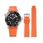 Omega - Seamaster -  Rubber Strap - Orange