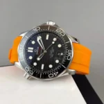 Omega - Seamaster -  Rubber Strap - Orange - Image 2