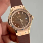Hublot - Classic Fusion -  Rubber Strap - Brown - Image 2
