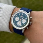 Breitling - Navitimer -  Rubber Strap - Blue - Image 2