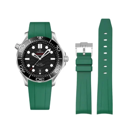 Omega - Seamaster -  Rubber Strap - Green