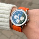 Breitling - Navitimer -  Rubber Strap - Orange - Image 2