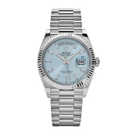 Rolex Day-Date 128236 "Ice Blue Grooved" Super Clone Quality