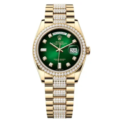 Rolex Day-Date 128348RBR "Iced Out" Deluxe Clone 1:1